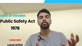 Public Safety Act 1978 | Mehraj Malik Arrested | What is PSA ? | Doda J&K #psa #mehrajmalik #doda