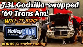 7.3L Godzilla-swapped '69 Trans Am! And a HUGE surprise!