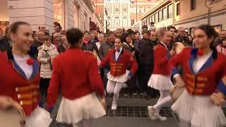 SANREMO : LA SFILATA DELLA BANDE MUSCIALI