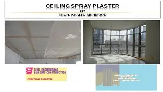 Ceiling Spray Plaster