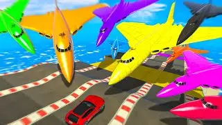 GTA V Online: TODOS contra 1 (VAI E VOLTA contra AVIÃO GIGANTE)