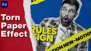 Create Torn Paper Intro in After Effect