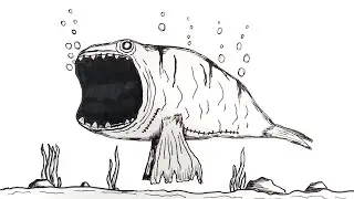 How to draw BLOOP ZOMBIE