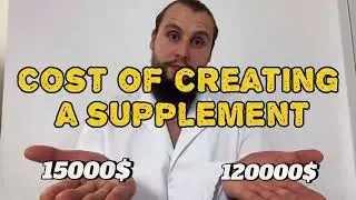 How Much Does It Cost to Create Your Own Supplement?
