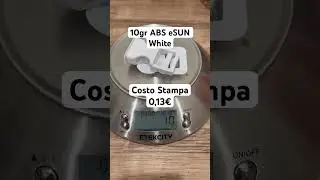 Fibbia stampata in ABS Anycubic Kobra 3 @ANYCUBIC3D @esun-3D #3d #anycubic #buckles #bag #abs