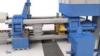 Aluminum Extrusion Press Line | Complete 3D Process from Billet Heating to Final Packing