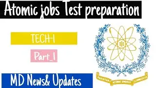 PAEC jobs!Atomic jobs Test preparation__Tech_1.   Part1