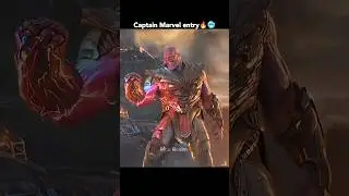 Captain Marvel awesome entry which saves everyone from Thanos army 🔥🥶#shorts #ytshorts #marvel