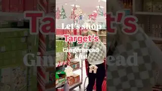 Shop @target with me for gingerbread house kits🤎❤️🤍 #gingerbreadhouse #christmascrafts