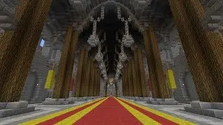 Minecraft Building Tutorials - Castle Grand Hall