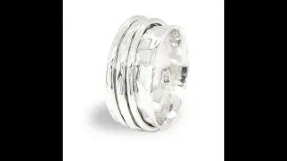ASHA Jewelry - Breathe Meditation Spinning Ring