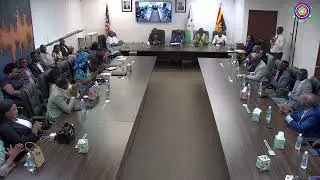 Inama yahuje H.E.Ambassador Jean Bosco BAREGE  n'indongozi z'abarundi baba kandi bagakorera  Arizona