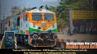Visakhapatnam Special Livery WAP7  🤩♥️ #visakhapatnam #wap7 #indianrailways