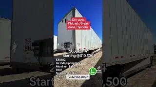 ￼ very clean dry van, trailers for sale call for more details. #trailer #wabash #usedtrucks ￼