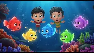 Five Little Lanternfish Glow Glow Glow | Kids Songs & Nursery Rhymes