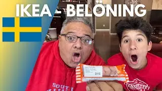 Americans Try Swedish Chocolate Bar | 🇸🇪 IKEA BELÖNING | Snack Review