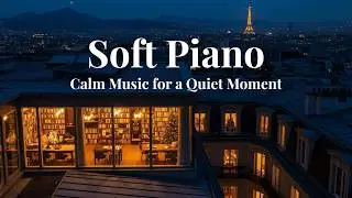 Playlist | Soft Piano for a Quiet City Night Caf&eacute; | Pages Turning While the City Glows