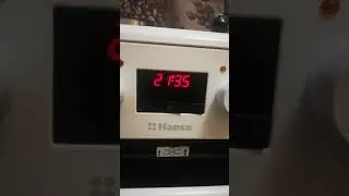 Как быстро настроить время на плите Hansa(Ханса)без отключения от плиты и дожидания ночи(0:00)