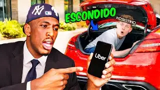 FONTINNELE Escondeu o KOSKY na Mala e Foi RODAR DE UBER...