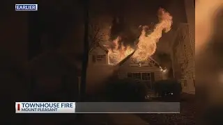 Mt. Pleasant townhome fire