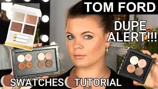 Tom Ford First Frost Quad Dupe | Sydney Grace Single Eyeshadows | Makeup Geek
