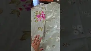#Комплект из 3 предметов для вышивки крестом || Ткань Lawn 2850, начинайте бронирование...