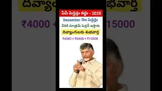 AP NTR Bharosa Pension Scheme Latest News 2025