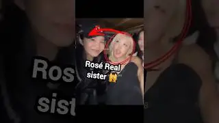 Ros&eacute; Real sister came to support 🥹😭 #ros&eacute; #fypviralシ #ytshorts #blqckpink @roses_are_rosie