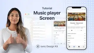 How to Create a Music Player Screen | Ionic Design Kit