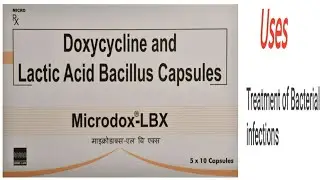 Microdox LBX Capsules uses & dose, Doxycycline & Lactic acid Bacillus Capsules uses in Hindi