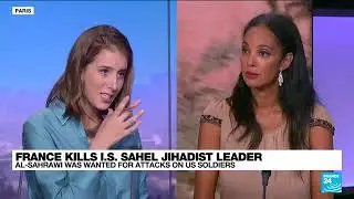 Niagal&eacute; Bagayoko on France 24 English, as France kills IS Sahel jihadist leader