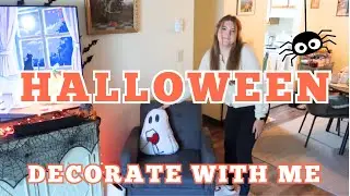 Halloween Decorate With Me 2025 🎃 | Cozy & Spooky Halloween Apartment Decor Ideas