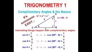Complimentary angles in Trigonometry:The Basic