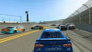 Real Racing 3 NASCAR Crashes and Funny Moments on Daytona