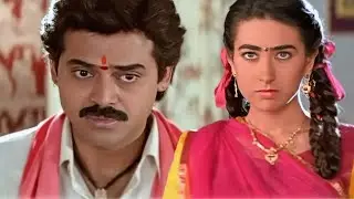 तुझे मैं जिंदा नहीं रेहने डुंगा | Anari | Karisma Kapoor | Venkatesh | Hindi Romantic Movie (2/6)