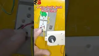 4 Wire Double knob Wash Timer Selector | #washingmachine #washselector #trandingshorts #virolshort