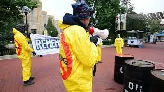 Fracking Protest Against Oil and Gas Development in Boulder County Colorado