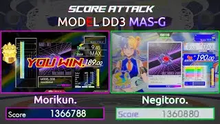 【スコアアタック】MODEL DD3 MAS-G Score1,366,788【コナステ GITADORA】