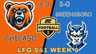 LFG S41 W4 Chicago VS Greensboro (dpoty incoming..)