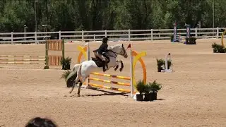 Beginner Novice Show Jumping at Colorado Horse Park - Madison & Charley's Angel