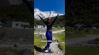 Best Mt. Cook Campsite | Hooker Valley Track #shorts #hookervalley #mtcook #newzealand #shortvideo