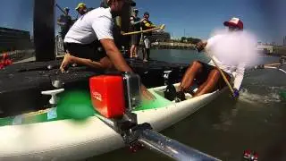Aquaminor Talon Athletes Compete in Wavechasers Outrigger Canoe Relay Race
