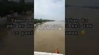 Yamuna overflow #yamuna #river #dangerous #overflow #shortvideo #shortsfeed #shorts #short #fyp