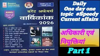 Current affairs #speedy most important questions 
