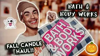 Bath and Body Works Fall Candle Haul!!