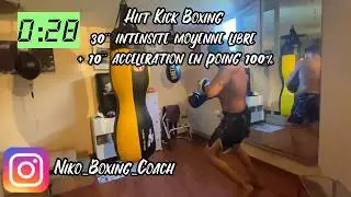 HIIT 30/10 SAC DE FRAPPE KICKBOXING [CARDIO FRACTIONN&Eacute;]