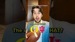 If College Football was scripted: Semifinals🤣 #collegefootball #cfb #football #college #sports