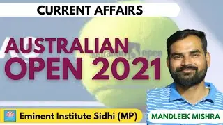 Australian Open 2021 | Grand Slam Tennis Tournament 2021 | Sports GK | All Exams Current Affairs