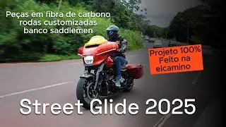 Street Glide 2025 totalmente customizada, pe&ccedil;as e performance na ElCamino.