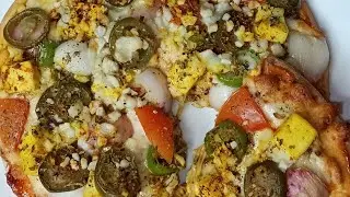 TASTY RECIPE OF PANEER PIZZA 🍕😋